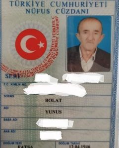 ORDU’DA ALZAİMER HASTASI YAŞLI ADAM ÖLÜ BULUNDU