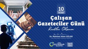 10 OCAK ÇALIŞAN GAZETECİLER GÜNÜ KUTLU OLSUN