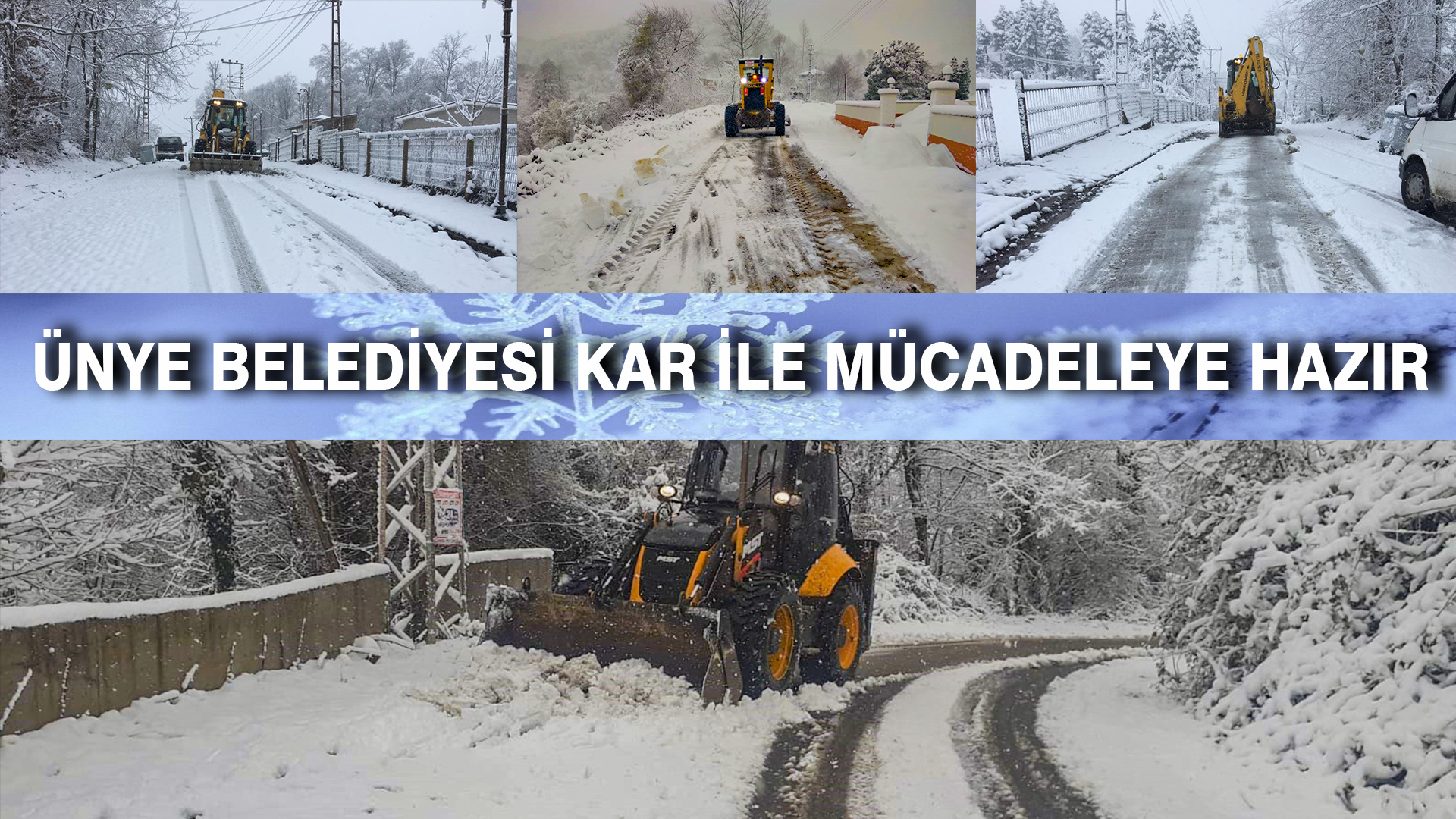 Ünye Belediyesi ekipleri Ordu