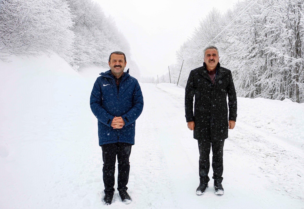 AKKUŞ'TA KAR KALINLIĞI 1