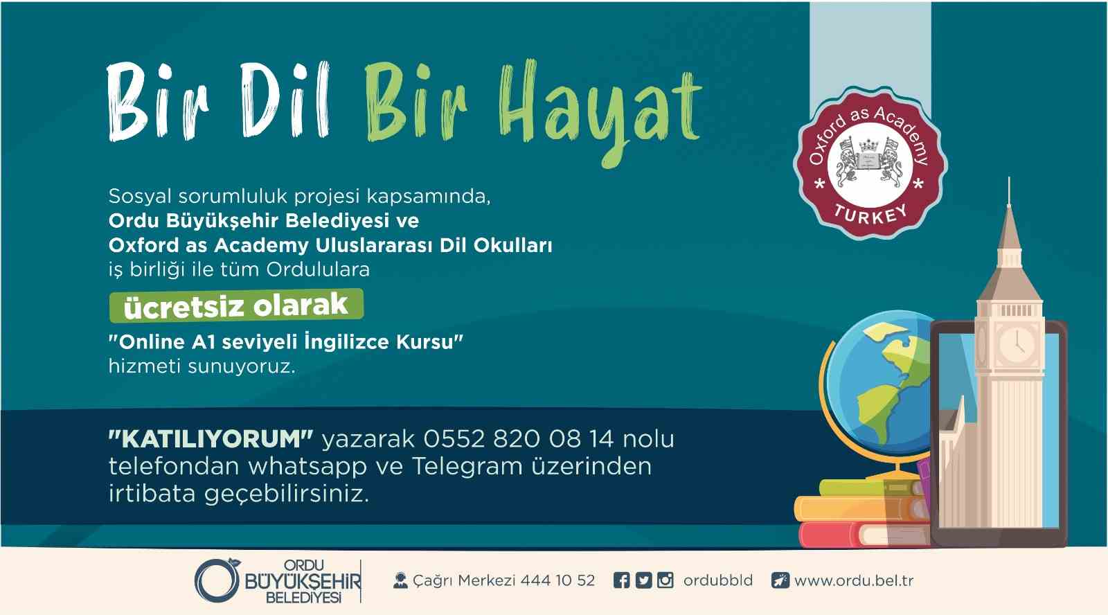 BÜYÜKŞEHİR’DEN İSTİYEN HERKESE OXFORD