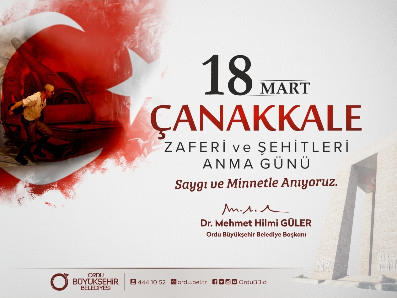 BAŞKAN GÜLER: “ÇANAKKALE ZAFERİ;