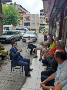 MHP LİSELER MAHHALESİNDE ESNAFLA BULUŞTU