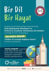 OXFORD İNGİLİZCE KURSU İÇİN SON FIRSAT!