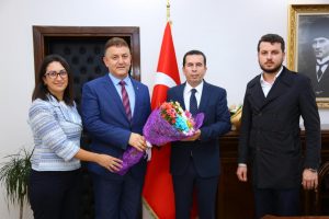 AK PARTİ ÜNYE TEŞKİLATINDAN KAYMAKAM IŞIK’A HAYIRLI OLSUN ZİYARETİ