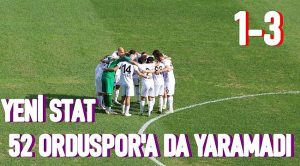 ORDUSPOR İLK MAĞLİBİYETİNİ ALDI