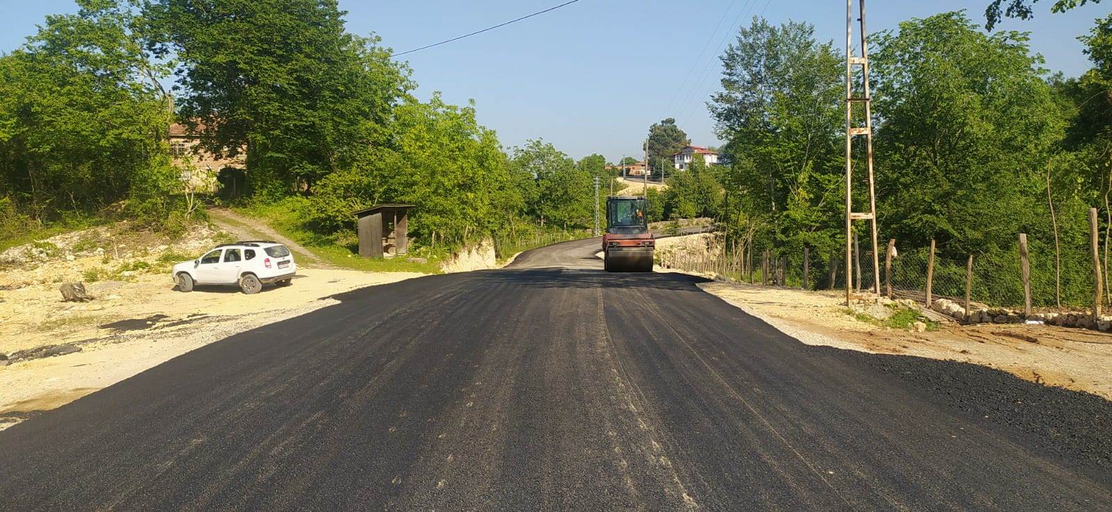 BÜYÜKŞEHİR’DEN ÜNYE’YE SICAK ASFALT