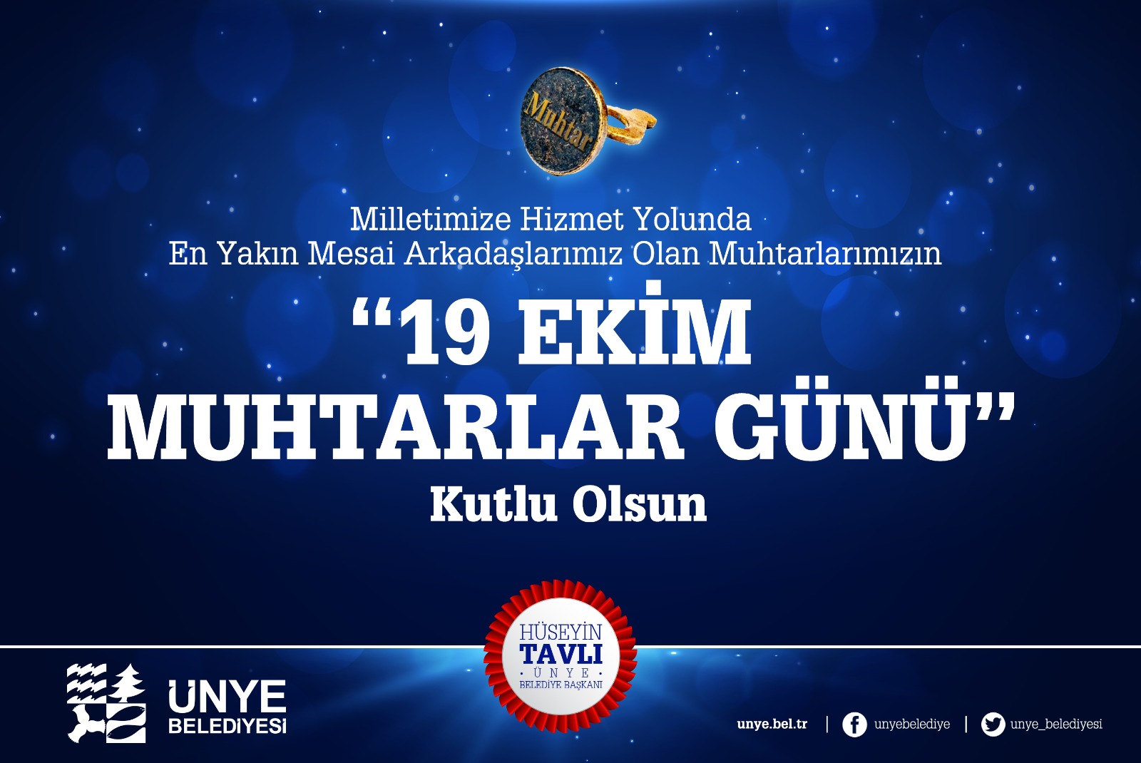 BAŞKAN TAVLI MUHTARLAR GÜNÜNÜ