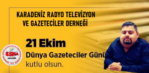 KARTEGDER BAŞKANINDAN DÜNYA GAZETECİLER GÜNÜ MESAJI