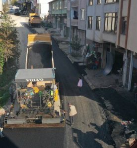 KUMRU’NUN MERKEZİNE ‘SICAK ASFALT’ KONFORU