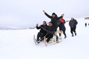 ARGAN YAYLASI KAR FESTİVALİYLE RENKLENDİ