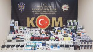 ORDU’DA KAÇAK TELEFON OPERASYONU