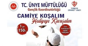 ÜNYE’DE  “HAYDİ ÇOCUKLAR CAMİYE KOŞALIM” PROJESİ