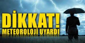 METEOROLOJİ  UYARDI