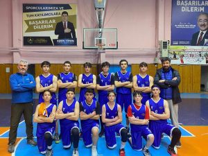 Ordu U-16 Erkek Basketbol müsabakalarında Ünye Meçhul Asker Spor Kulübü