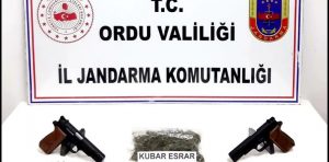 ORDU’DA UYUŞTURUCU OPERASYONU