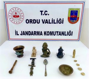 ORDU’DA TARİHİ ESERLER YAKALANDI!