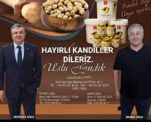 USLU KARDEŞLERDEN KANDİL KUTLAMA MESAJI