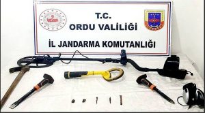 Ordu’da kaçak defineciler yakalandı