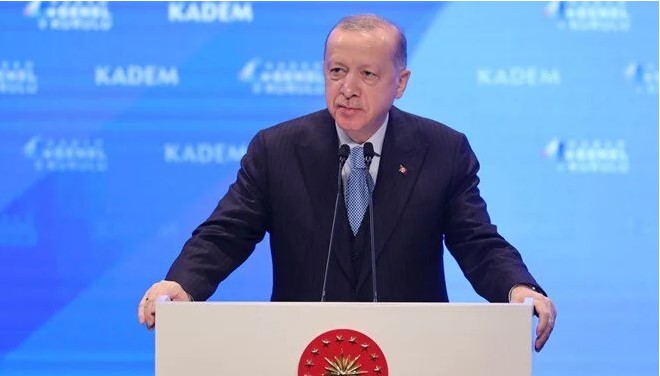 Cumhurbaşkanı Erdoğan, kadına şiddetle