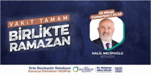 RAMAZAN COŞKUSUNA “TASAVVUF MÜZİĞİ KONSERİ” EŞLİK EDECEK