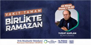 RAMAZAN AYI KÜLTÜR SANAT ETKİNLİKLERİ BAŞLIYOR