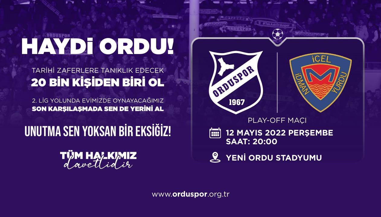 Orduspor efsanesini yeniden canlandıran