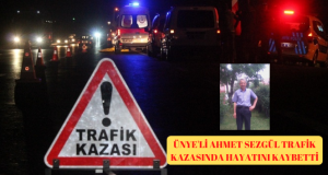 TERME’DE TRAFİK KAZASI : 1ÖLÜ , 2 YARALI