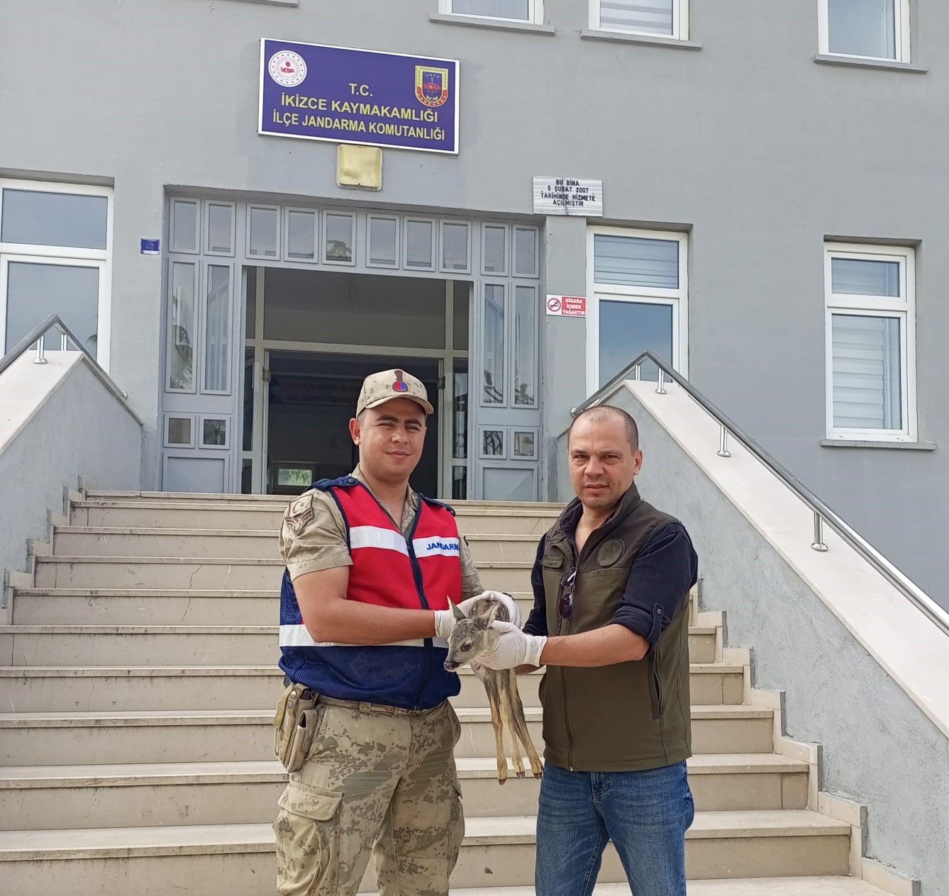 Ordu’nun İkizce   ilçesinde jandarma