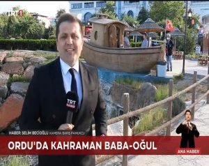 ‘ÜNYELİ KAHRAMAN BABA OĞUL HABERİMİZ’ TRT HABERDE