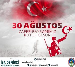 BAŞKAN DEMİRCİ’DEN 30 AĞUSTOS MESAJI