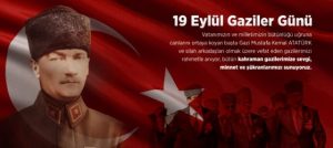 19 EYLÜL GAZİLER GÜNÜ ANMA PROGRAMI BELLİ OLDU