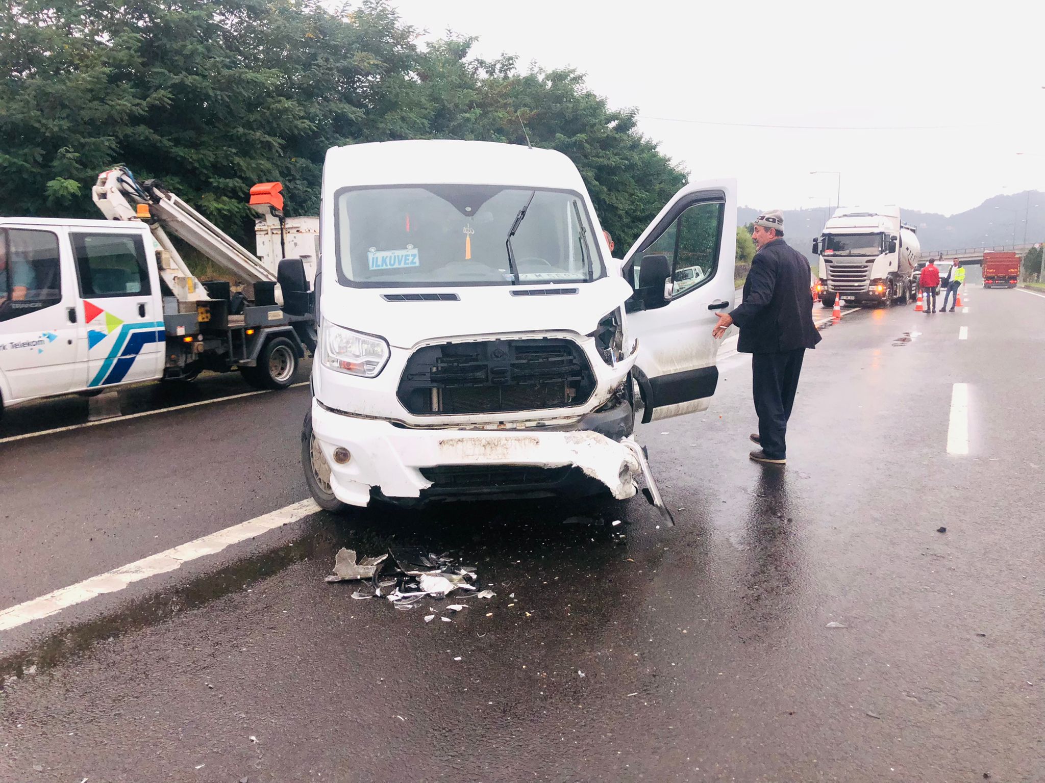 Çevreyolunda trafik kazası