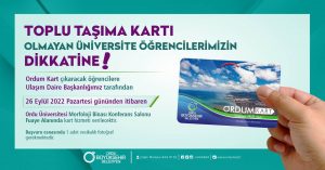 BÜYÜKŞEHİRDEN ÜNİVERSİTE ÖĞRENCİLERİNE KOLAYLIK