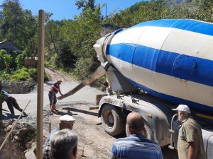 KORGAN’IN MAHALLE YOLLARI BETONLA BULUŞUYOR