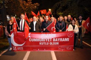 ÜNYE’DE CUMHURİYET’İN 99. YIL KUTLAMASI