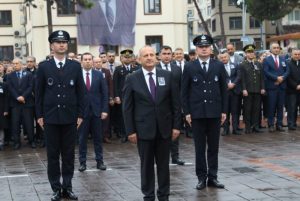 GAZİ MUSTAFA KEMAL ATATÜRK SAYGIYLA ANILDI