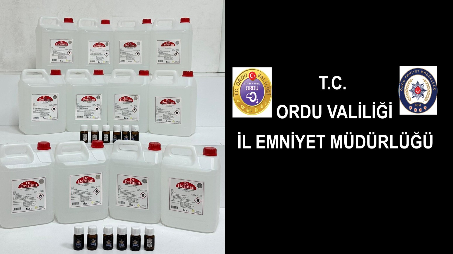 Ordu Emniyet Müdürlüğü ekipleri