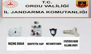 ORDU İL JANDARMA KOMUTANLIĞI UYUŞTURUCU OPERASYONU