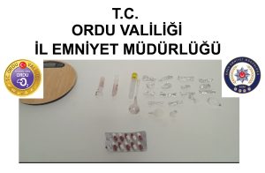 ORDU’DA UYUŞTURUCU OPERASYONU