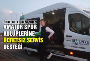 ÜNYE BELEDİYESİ’NDEN AMATÖR SPOR KULÜPLERİNE ÜCRETSİZ ARAÇ DESTEĞİ