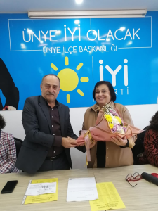 İYİ PARTİDE DEVİR TESLİM TÖRENİ