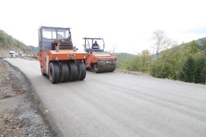 Ordu Büyükşehir Belediyesi Mesudiye ilçesinde 116 km yolu asfalt ve