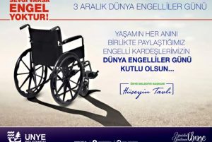 BAŞKAN TAVLI, “TÜM MÜCADELEMİZ ENGELSİZ BİR DÜNYA İÇİN”