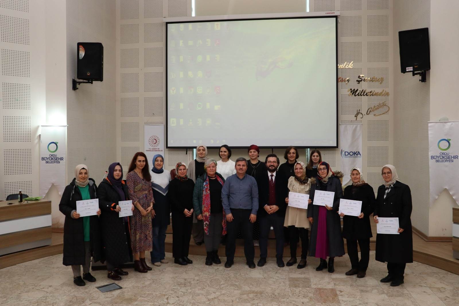 ORDU’DA ÜRETİME YÖNELİK ÇALIŞMALAR