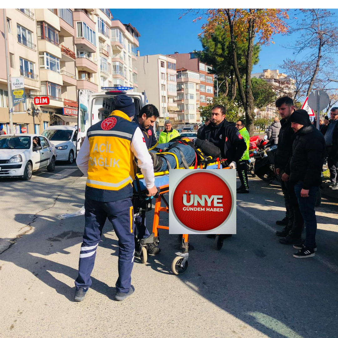 Ünye’de meydana gelen kazada