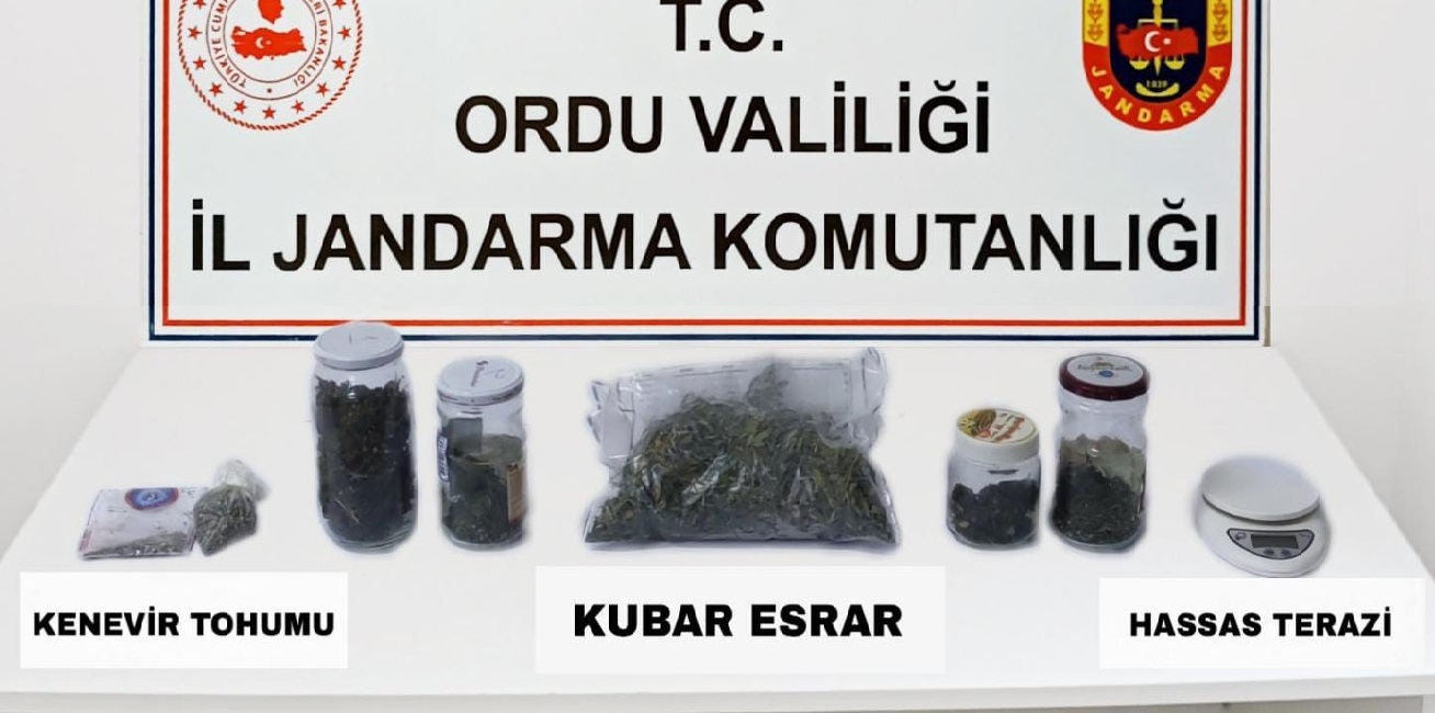 AKKUŞ'TA UYUŞTURUCU OPERASYONU