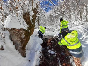 OSKİ’DEN DONAN SU ALMA YAPISINA SICAK DOKUNUŞ