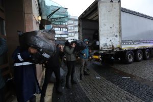 DEPREM YARDIM TIRLARI YOLA ÇIKTI