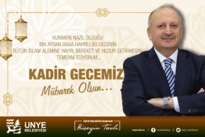 BAŞKAN TAVLI; “BU GECE İLAHİ FEYZ VE BEREKET GECESİDİR”